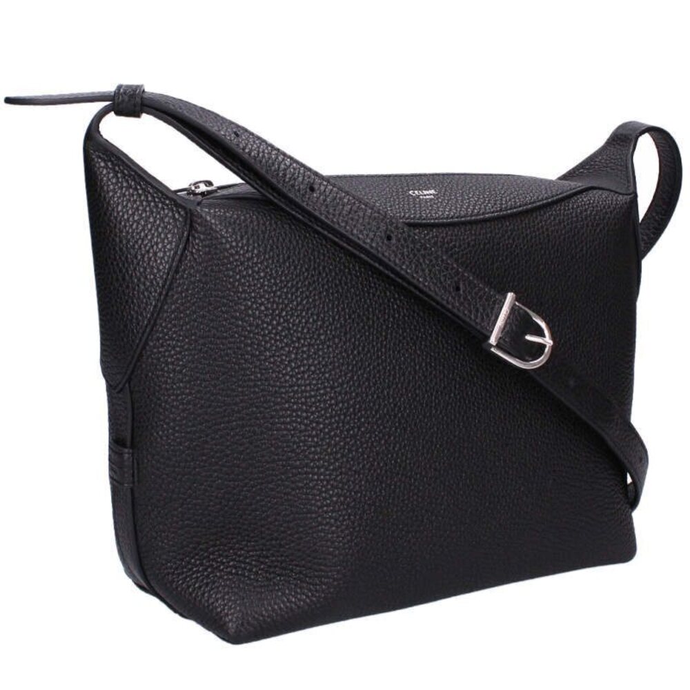 Celine Harry Crossbody Leather Shoulder Bag Black - Picture 1 of 5